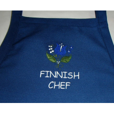 Apron - Tulip with Finnish Chef - Navy