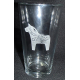 Pint Beer Glass - Dala Horse