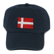 Baseball Hat - Denmark Flag - Navy