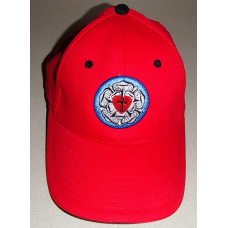 Baseball Hat - Lutheran Cross - Red