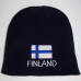 Finland flag beanie w/ FINLAND text