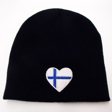 Finland Heart Knit Beanie