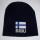 Finland flag beanie w/ SISU text