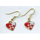 Heart Basket Earrings - Hooks