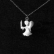 Pewter Pendant - Angel with Candle