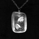 Pewter Pendant - Sodermanland Province Flower, Water Lily