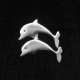 Pewter Pin - Dolphins