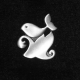 Pewter Pin - Whale