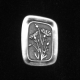 Pewter Pin - Ostergotland Province Flower, Bachelor Button