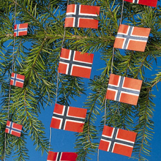 Flag Garland - Norway