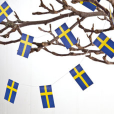 Flag Garland - Sweden