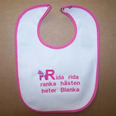Baby Bib - Pink Rida Ranka