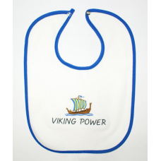 Baby Bib - Viking Power (blue & yellow)