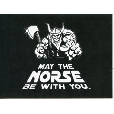 Viking Notecards - May the Norse be with you