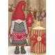 Gnome Tomte Girl Christmas Cards 