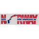 Bumper Sticker - Norway with map