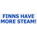 Bumper Sticker - Finns Have More Steam !