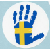 Decal - Sweden Hand