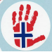 Decal - Norway Hand