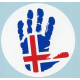 Decal - Iceland Hand