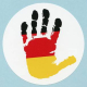 Decal - Germany Hand