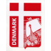 Decal -  Denmark Flag with Viking Ship