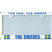 Few, Proud Swedes license plate frame