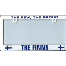 Few, Proud Finns license plate frame