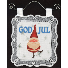 Wall Hanging -  God Jul Gnome