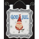 Wall Hanging -  God Jul Gnome