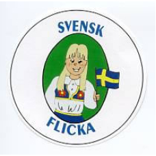 Pin - Svensk Flicka