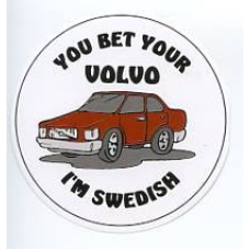 Pin - You Bet Your Volvo I'm Swedish