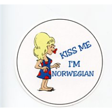 Pin - Kiss me I'm Norwegian