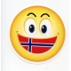 Pin - Norwegian Smiley