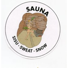 Magnet - Sauna Sisu Sweat Snow