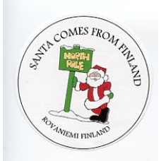 Magnet - Santa Comes from Finland