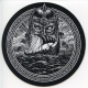 Round Magnet - Odin with Viking Ship