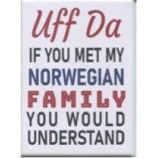 Magnet -  Uff Da Norwegian family