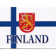 Mouse Pad - Finland Flag & Crest