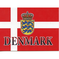 Mouse Pad - Denmark Flag & Crest