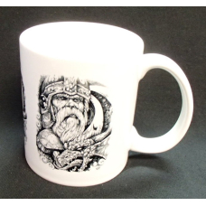 Coffee Mug - Viking with Hammer & Dragon