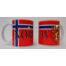Coffee Mug -  Norway Flag & Crest
