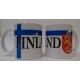 Coffee Mug -  Finland Flag & Crest