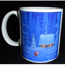 Coffee Mug - Tomte Delivering Gift by Eva Melhuish