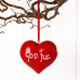 Ornament -  God Jul Heart