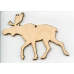 Baltic Birch Ornament - Moose