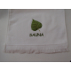 Birch Leaf Sauna Towel - White